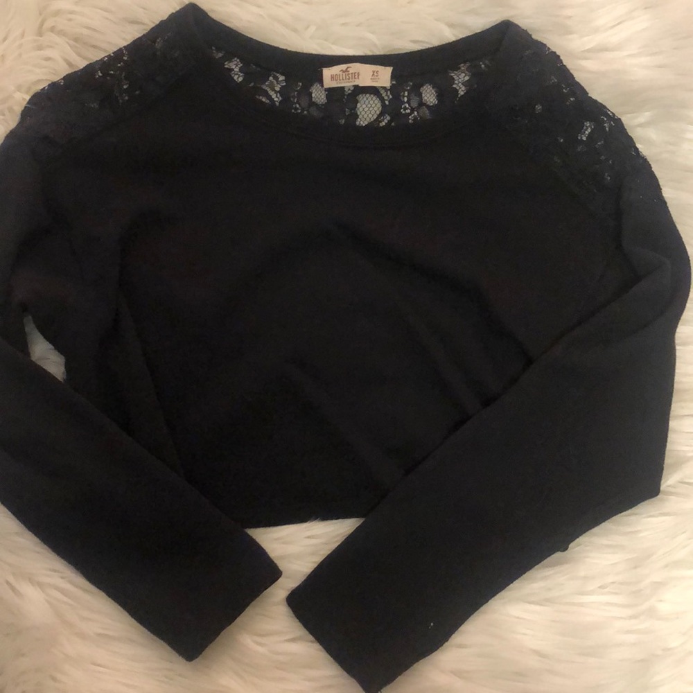 Hollister Lace Crop Top 🖤